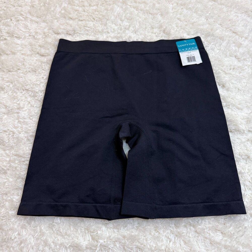 Vanity Fair Black Shorts Shapewear